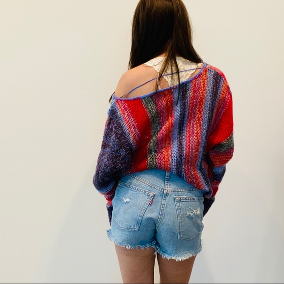 Free People Women’s Sweater Multi Size XS EUC - Picture 6 of 13